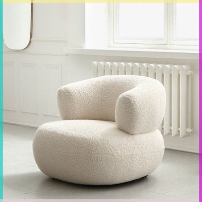 Creative Modern Lounge Sofa Chair – Sculpted Armchair for Living Room & Bedroom