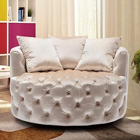Luxury Oversized Velvet Cuddle Chair