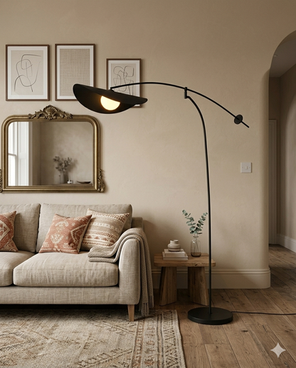 Minimalist Glass Globe Standing Lamp