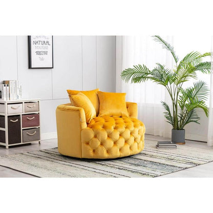 Luxury Oversized Velvet Cuddle Chair