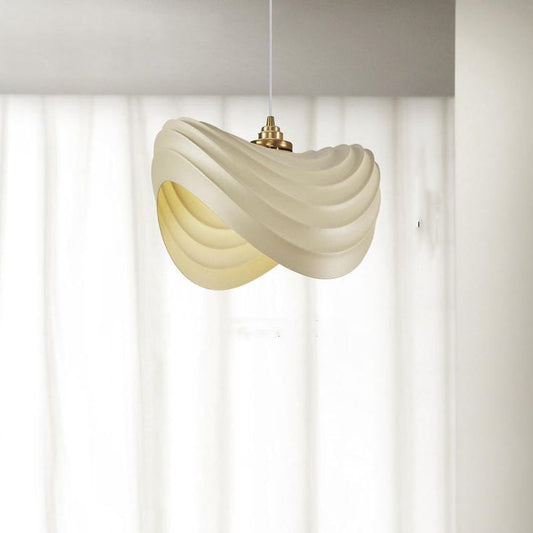 Nordic Wabi Sabi Pendant Light – Cream Style Resin LED Ceiling Lamp for Dining, Bar & Loft