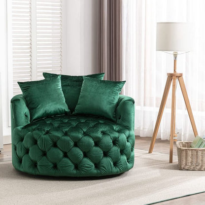 Luxury Oversized Velvet Cuddle Chair