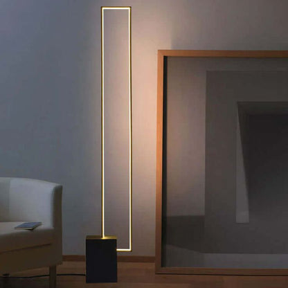 Modern Minimalist LED Floor Lamp – Slim Standing Light for Living Room, Bedroom & Office