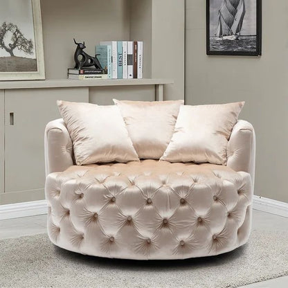 Luxury Oversized Velvet Cuddle Chair