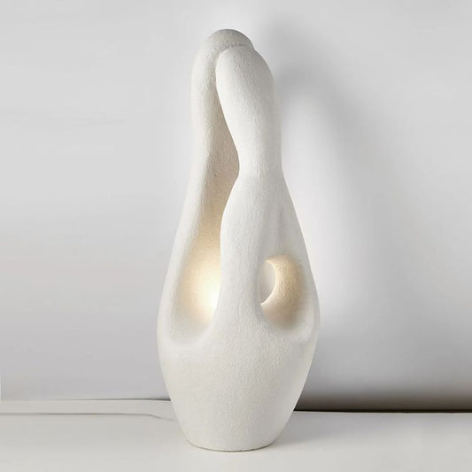 Nordic Glow – Sculptural White Floor Lamp for Serene Spaces