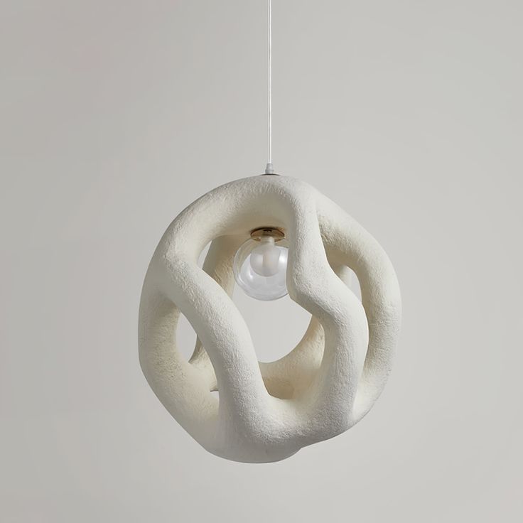 Nordic Japanese Globe Pendant Light – Minimalist Resin Hanging Lamp for Kitchen Island, Dining Room & Café