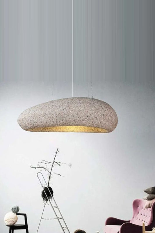 StoneForm Pendant Light – Sculptural Rock-Inspired Hanging Lamp 1 metre