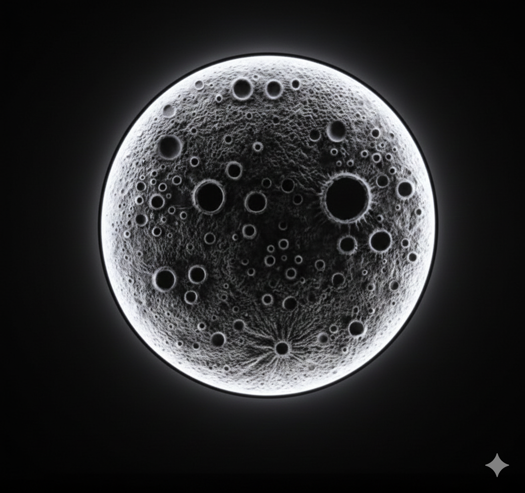 3D Moonlight Wall Mural – LED Lighted Wooden Art for Dreamy Home Decor