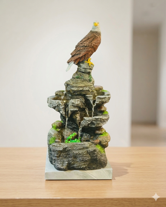 Majestic Alpine Eagle Indoor Water Fountain