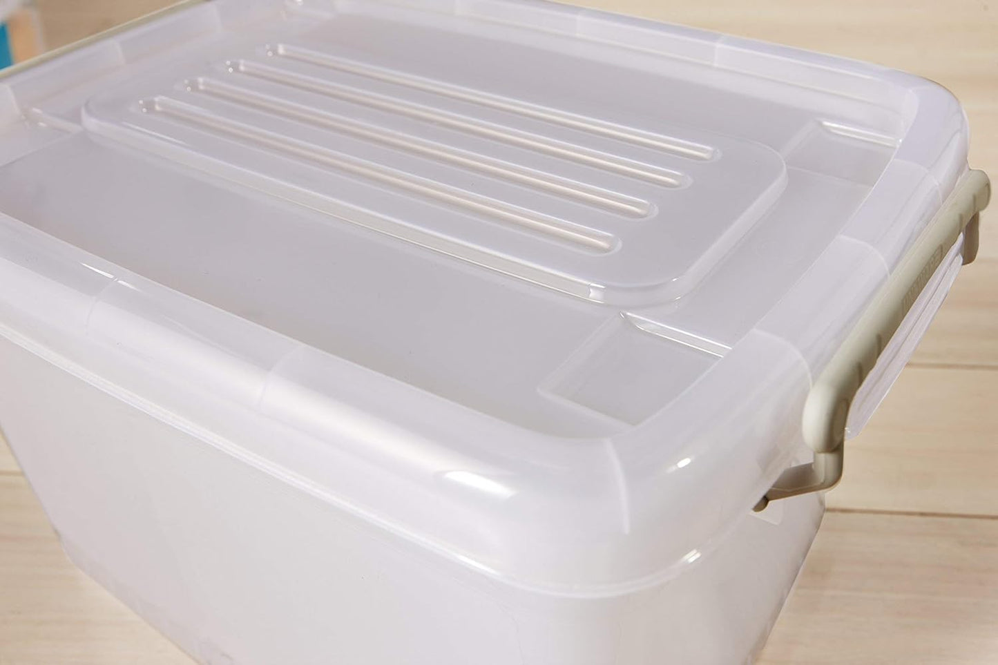 Heavy Duty Multipurpose Storage Box with Wheels – Stackable Plastic Organizer Container