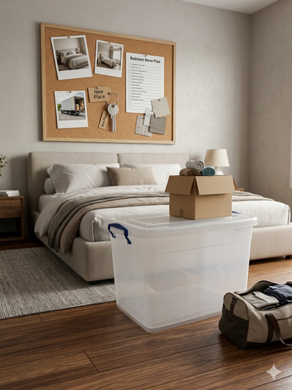 Heavy Duty Multipurpose Storage Box with Wheels – Stackable Plastic Organizer Container