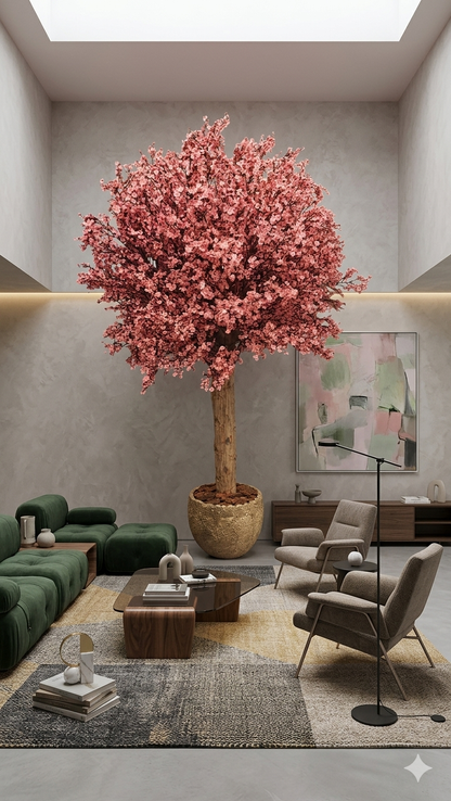 Large Artificial Cherry Blossom Faux Tree - 180cm