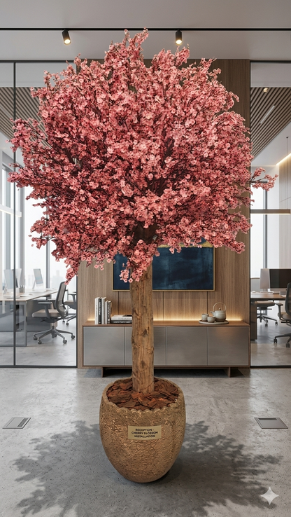 Large Artificial Cherry Blossom Faux Tree - 180cm