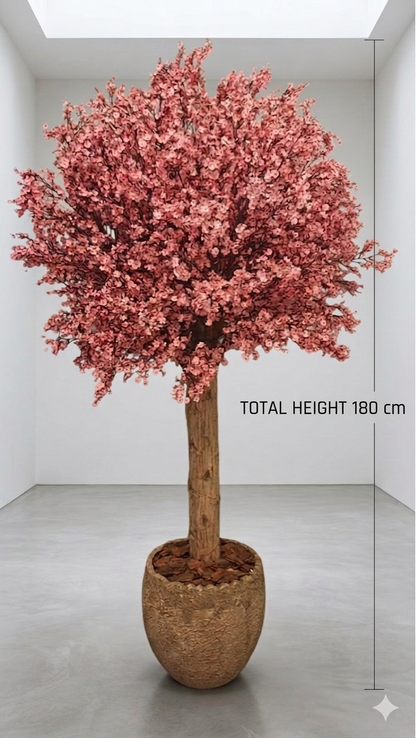 Large Artificial Cherry Blossom Faux Tree - 180cm