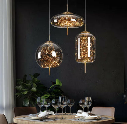 Starlight Studio Firefly Glass Pendant – Modern Nordic Hanging Light