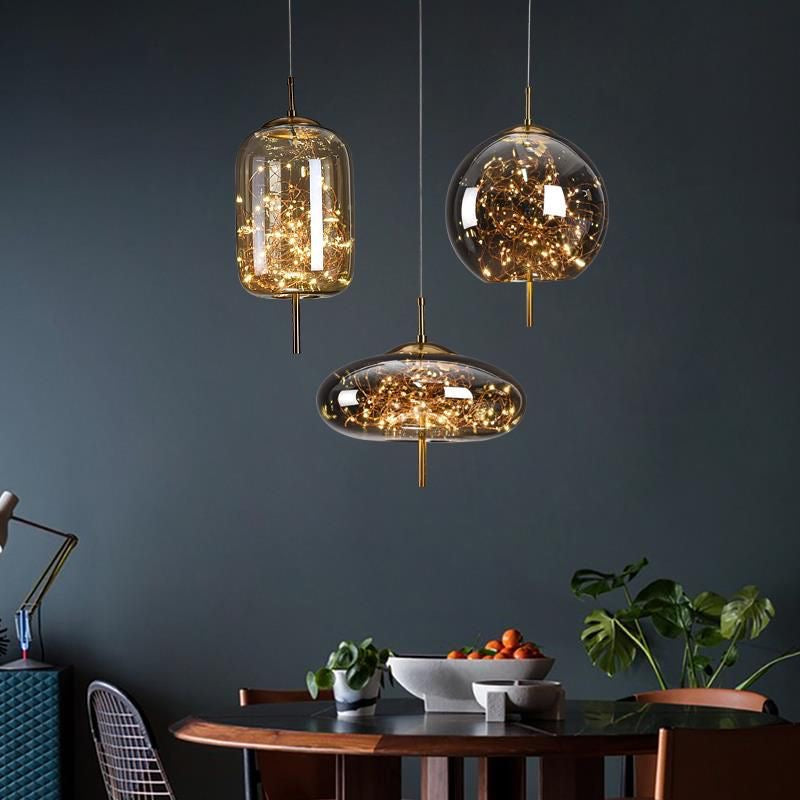 Starlight Studio Firefly Glass Pendant – Modern Nordic Hanging Light