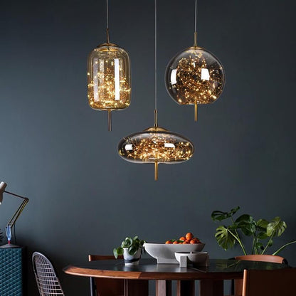 Starlight Studio Firefly Glass Pendant – Modern Nordic Hanging Light