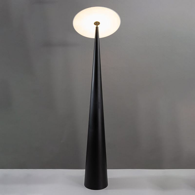 Modern Black Cone Floor Lamp – Minimalist Designer Standing Light