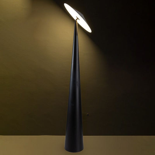 Modern Black Cone Floor Lamp – Minimalist Designer Standing Light