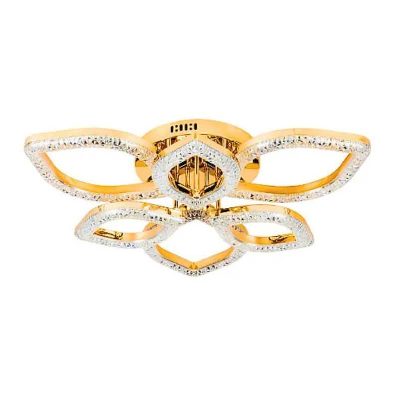 Gold LED Ceiling Lamp – Modern Ceiling Light for Living Room & Bedroom