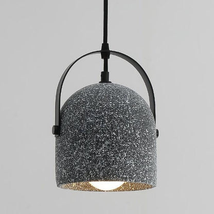 Concrete Pendant Light – Modern Industrial Hanging Ceiling Lamp with E27 Holder