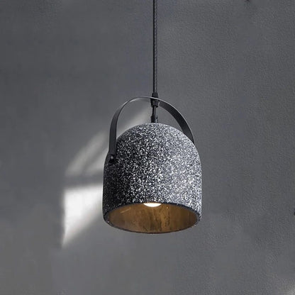 Concrete Pendant Light – Modern Industrial Hanging Ceiling Lamp with E27 Holder