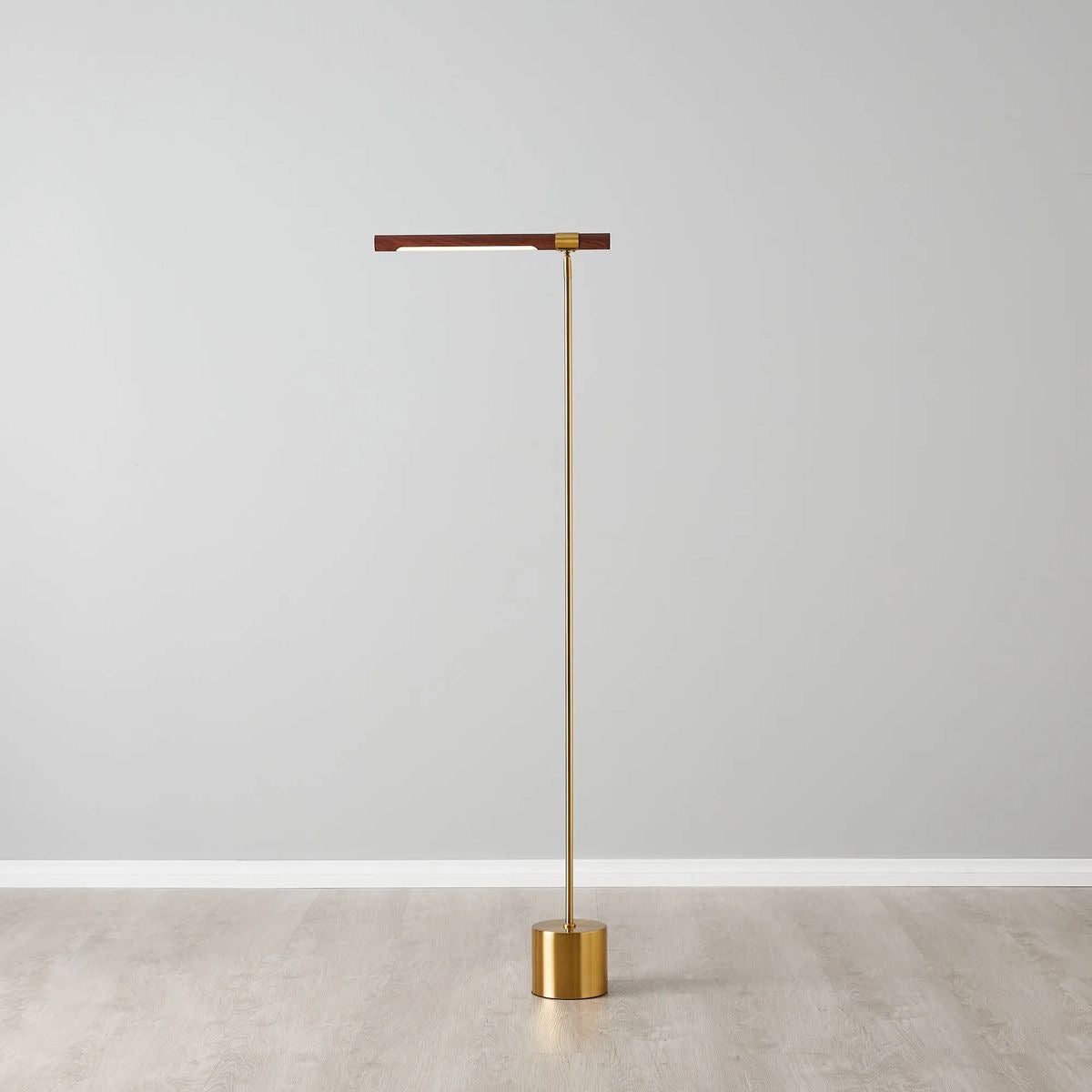 Luxury Gold LED Floor Lamp – Modern Slim Standing Reading Light