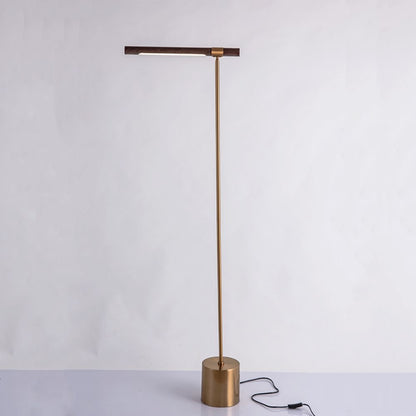 Luxury Gold LED Floor Lamp – Modern Slim Standing Reading Light