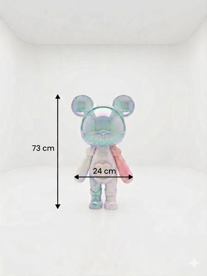 The Aura Bear: Limited Edition Iridescent Acrylic Gift Sculpture