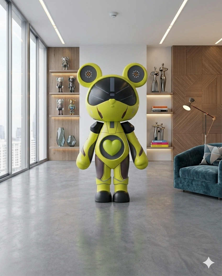 The CyberHeart Luxury Sculpture – Limited Edition Acrylic Designer Gift