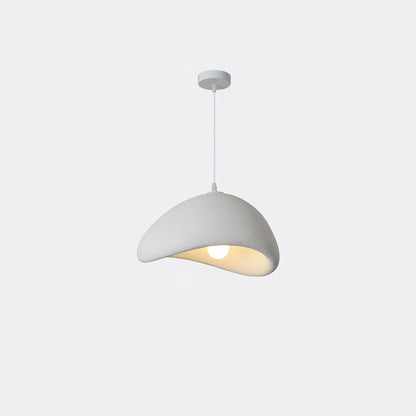 Wabi-Sabi Style Resin Pendant Light – Adjustable Vintage Hanging Lamp