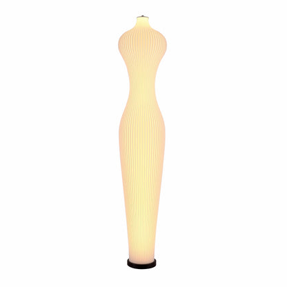 Nordic White Standing Floor Lamp – 3D Printed LED Minimalist Modern Light for Living Room & Bedroom