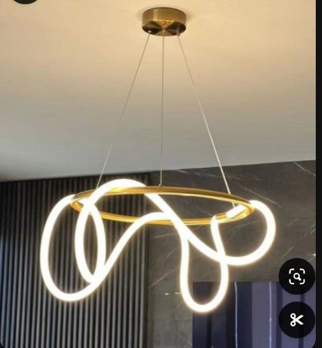 Roy Gold LED Pendant Light – A Statement Piece for Modern Homes 60 C.M