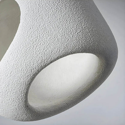 Wabi-Sabi Grey Hanging Lamp – Modern Pendant Light for Home Decor