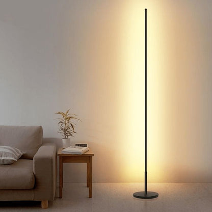 Modern Nordic LED Floor Lamp – Minimalist Standing Light for Living Room, Bedroom & Study