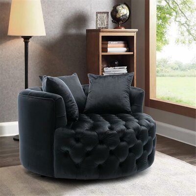 Luxury Oversized Velvet Cuddle Chair
