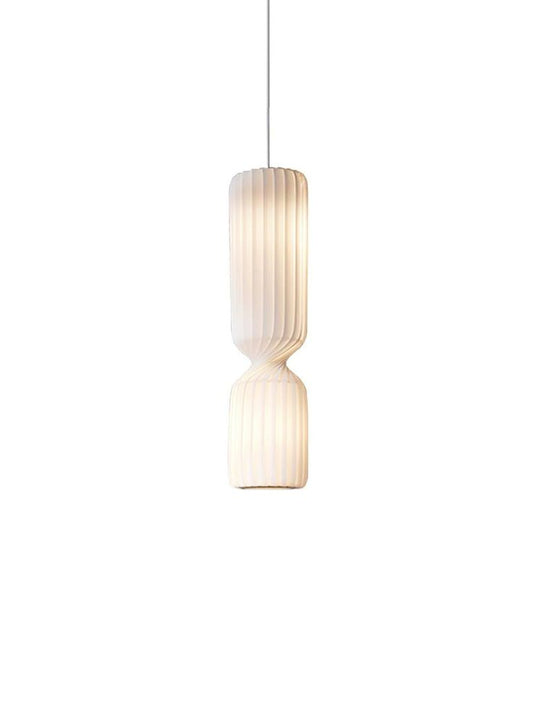 Modern Nordic Twist Pendant Light – Vertical Ripple Design ( Single Pieces)