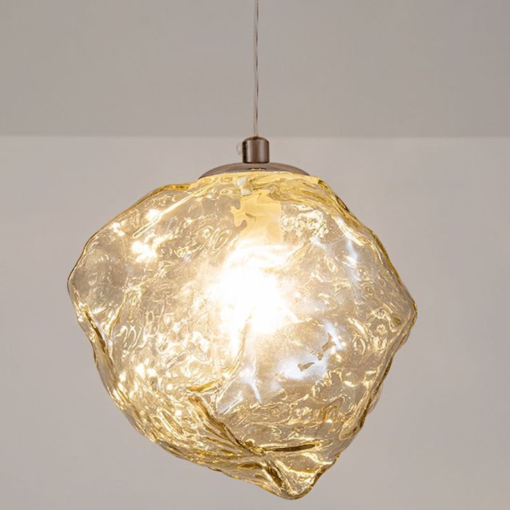 Simple & Creative Ice Cube Lava Chandelier – Adjustable LED Pendant Light 30 C.M