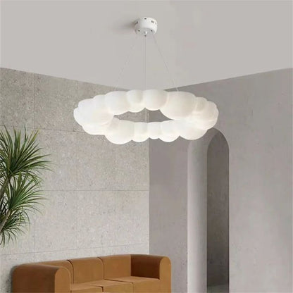 Cloud Shades LED Pendant Light – Modern Minimalist Bubble Chandelier for Living Room & Bedroom