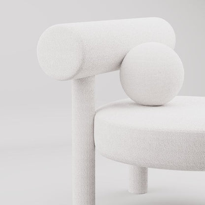 Minimalist Cylindrical Accent Chair