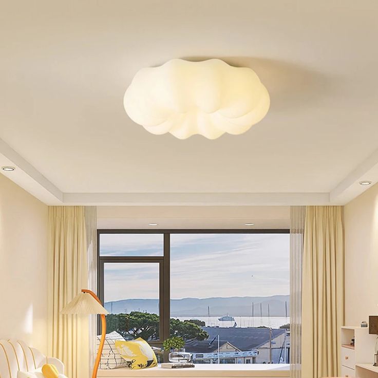 Flower Cloud Flush Mount Ceiling Light – Nordic Scandi LED Ceiling Lamp 65 C.M