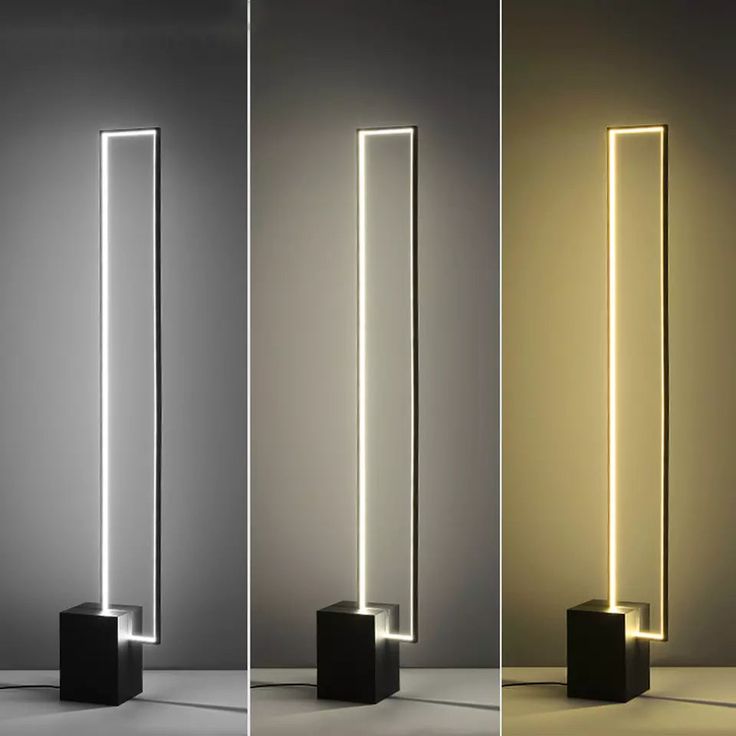 Modern Minimalist LED Floor Lamp – Slim Standing Light for Living Room, Bedroom & Office