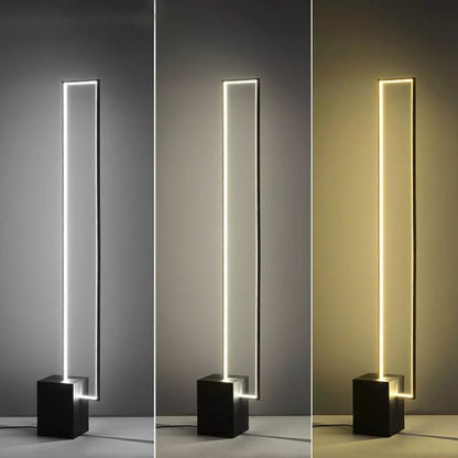 Modern Minimalist LED Floor Lamp – Slim Standing Light for Living Room, Bedroom & Office
