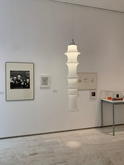 Modern Japanese Rice Paper Pendant Lamp – Minimalist Hanging Light for Living Room, Dining Room & Bedroom