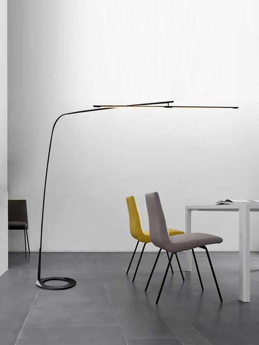 Stealth Slim LED Floor Lamp – Modern Minimalist Arc Light for Living Room & Bedroom (3000K Warm Light)