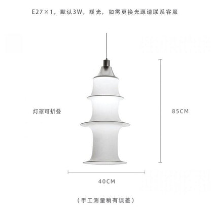 Modern Japanese Rice Paper Pendant Lamp – Minimalist Hanging Light for Living Room, Dining Room & Bedroom