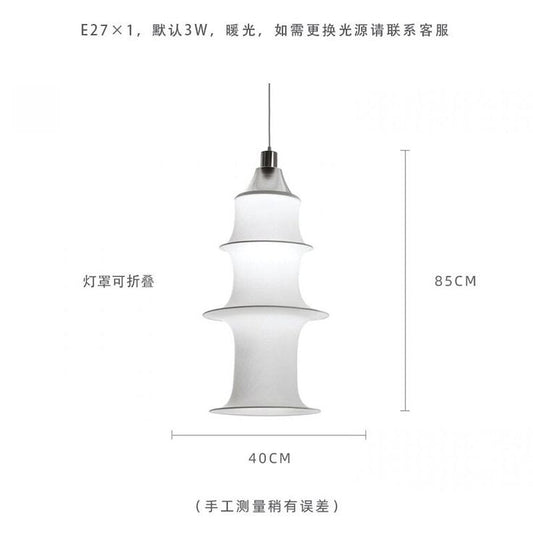 Modern Japanese Rice Paper Pendant Lamp – Minimalist Hanging Light for Living Room, Dining Room & Bedroom