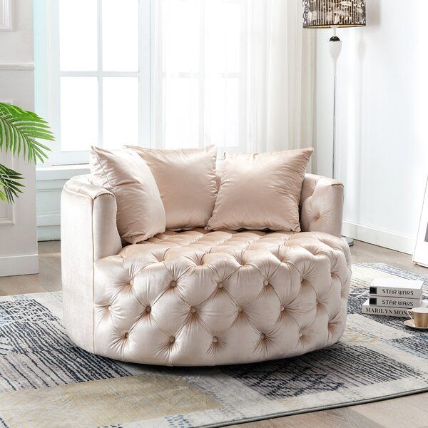 Luxury Oversized Velvet Cuddle Chair