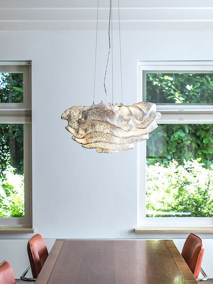 Minimalist Stainless Steel Crystal Chandelier – Light Luxury Bedroom & Showroom Ceiling Lamp 60 C.M