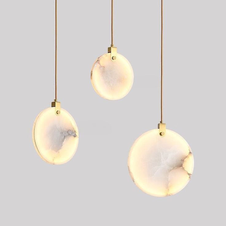 Lorenzo Marble-Glow Pendant Light – Elegant Globe Hanging Lamp